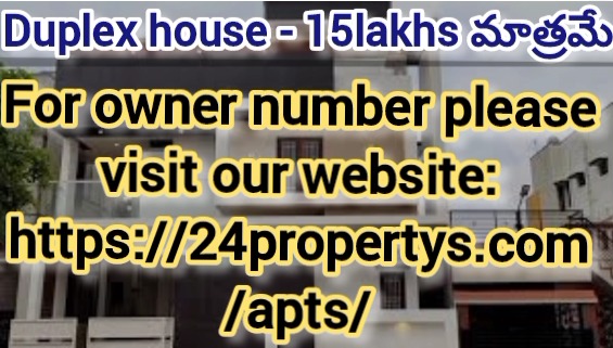 Duplex villa for sale in kukatpally