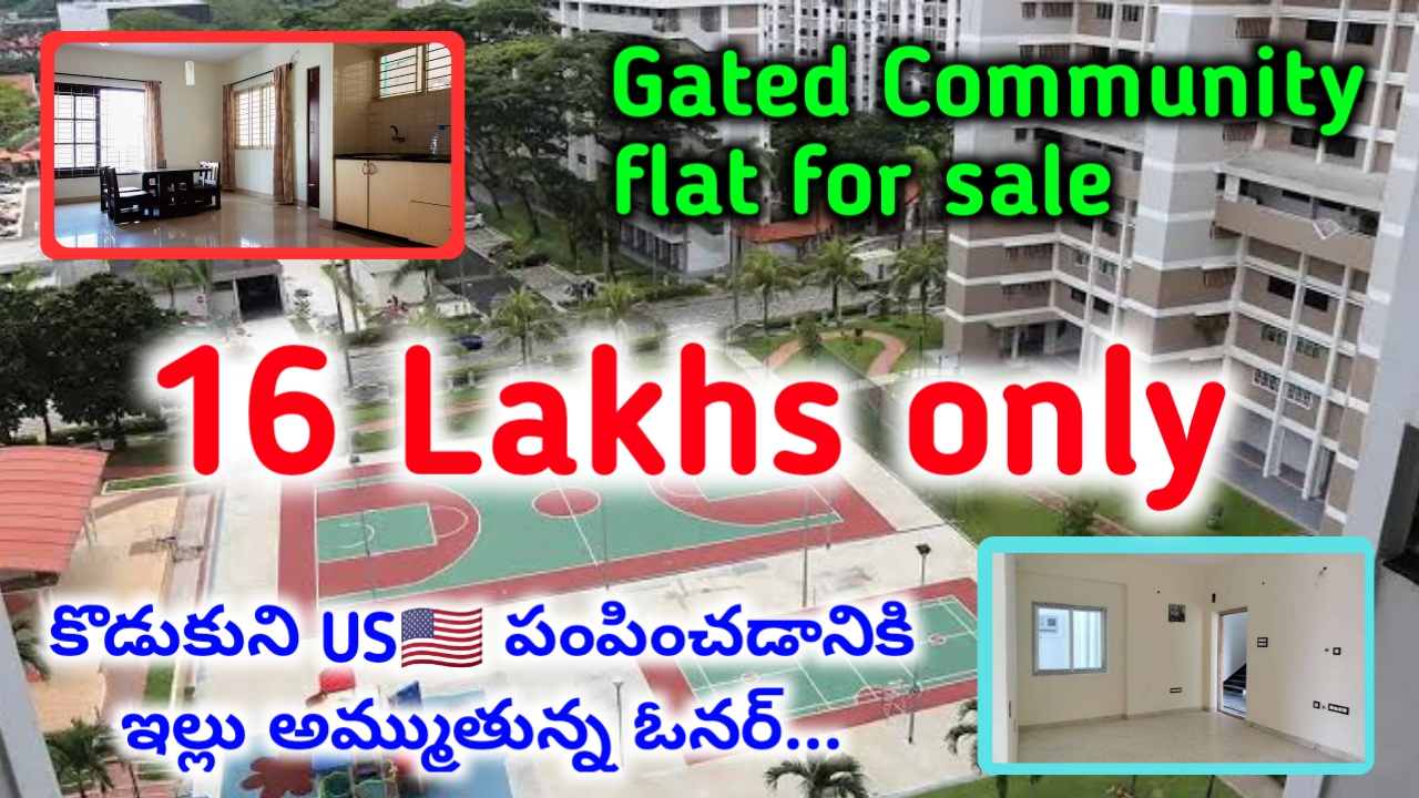 Gated community flat for sale in hyderabad